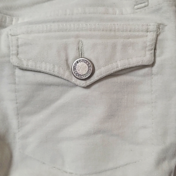 No Boundries White Soft Velvet Pants, Size 11 - Picture 8 of 12
